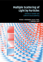 Couverture de l’ouvrage Multiple Scattering of Light by Particles