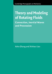 Couverture de l’ouvrage Theory and Modeling of Rotating Fluids