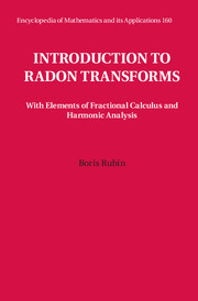 Cover of the book Introduction to Radon Transforms