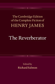 Couverture de l’ouvrage The Reverberator
