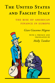 Cover of the book The United States and Fascist Italy