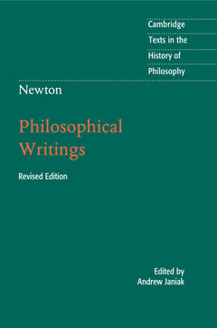Couverture de l’ouvrage Newton: Philosophical Writings