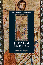 Couverture de l’ouvrage The Cambridge Companion to Judaism and Law