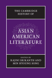 Couverture de l’ouvrage The Cambridge History of Asian American Literature