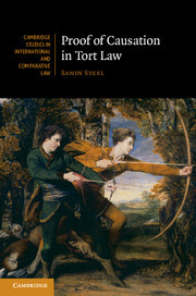 Couverture de l’ouvrage Proof of Causation in Tort Law