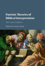 Couverture de l’ouvrage Patristic Theories of Biblical Interpretation
