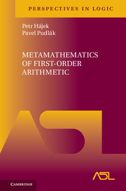 Couverture de l’ouvrage Metamathematics of First-Order Arithmetic