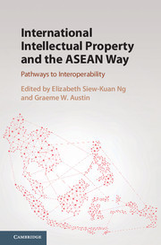Cover of the book International Intellectual Property and the ASEAN Way