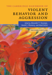 Couverture de l’ouvrage The Cambridge Handbook of Violent Behavior and Aggression