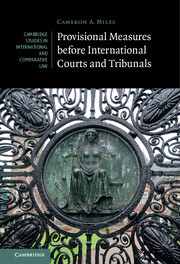 Cover of the book Provisional Measures before International Courts and Tribunals