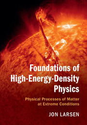 Cover of the book Foundations of High-Energy-Density Physics
