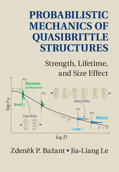 Couverture de l’ouvrage Probabilistic Mechanics of Quasibrittle Structures