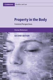 Couverture de l’ouvrage Property in the Body