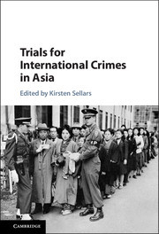 Couverture de l’ouvrage Trials for International Crimes in Asia