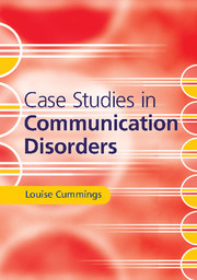 Couverture de l’ouvrage Case Studies in Communication Disorders