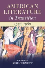 Couverture de l’ouvrage American Literature in Transition, 1970–1980