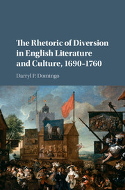 Cover of the book The Rhetoric of Diversion in English Literature and Culture, 1690–1760