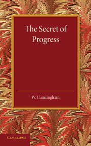 Couverture de l’ouvrage The Secret of Progress