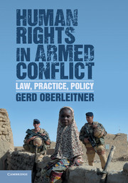 Couverture de l’ouvrage Human Rights in Armed Conflict