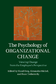 Couverture de l’ouvrage The Psychology of Organizational Change