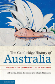 Couverture de l’ouvrage The Cambridge History of Australia: Volume 2, The Commonwealth of Australia