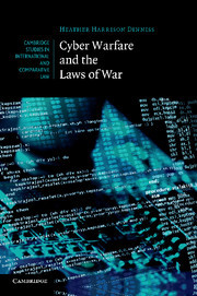 Couverture de l’ouvrage Cyber Warfare and the Laws of War