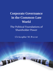 Cover of the book Corporate Governance in the Common-Law World