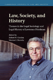 Couverture de l’ouvrage Law, Society, and History