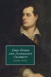 Couverture de l’ouvrage Lord Byron and Scandalous Celebrity