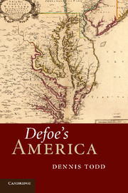 Couverture de l’ouvrage Defoe's America