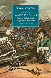 Couverture de l’ouvrage Romanticism in the Shadow of War