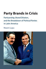 Couverture de l’ouvrage Party Brands in Crisis