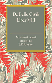 Couverture de l’ouvrage De Bello Civili Liber 8