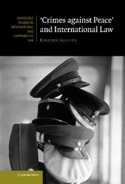 Couverture de l’ouvrage 'Crimes against Peace' and International Law
