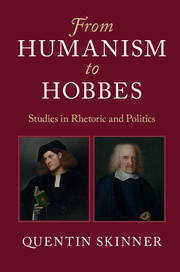 Couverture de l’ouvrage From Humanism to Hobbes