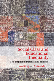 Couverture de l’ouvrage Social Class and Educational Inequality