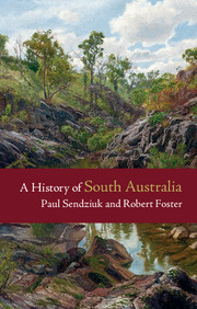 Couverture de l’ouvrage A History of South Australia