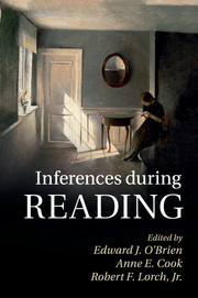 Couverture de l’ouvrage Inferences during Reading