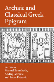 Cover of the book Archaic and Classical Greek Epigram