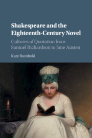 Cover of the book Shakespeare and the Eighteenth-Century Novel