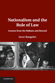 Couverture de l’ouvrage Nationalism and the Rule of Law