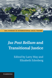Cover of the book Jus Post Bellum and Transitional Justice