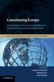 Cover of the book Constituting Europe