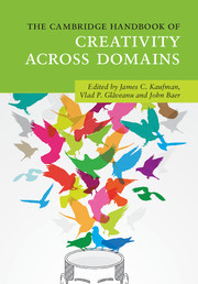 Couverture de l’ouvrage The Cambridge Handbook of Creativity across Domains