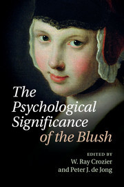 Couverture de l’ouvrage The Psychological Significance of the Blush