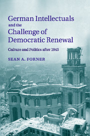 Couverture de l’ouvrage German Intellectuals and the Challenge of Democratic Renewal