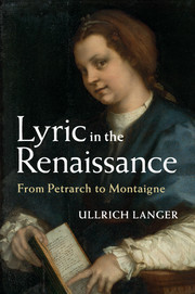 Couverture de l’ouvrage Lyric in the Renaissance