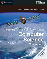 Couverture de l’ouvrage Cambridge International AS and A Level Computer Science Coursebook