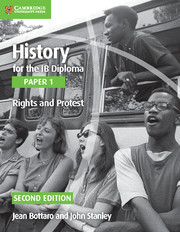 Couverture de l’ouvrage History for the IB Diploma Paper 1 Rights and Protest