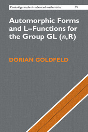 Couverture de l’ouvrage Automorphic Forms and L-Functions for the Group GL(n,R)